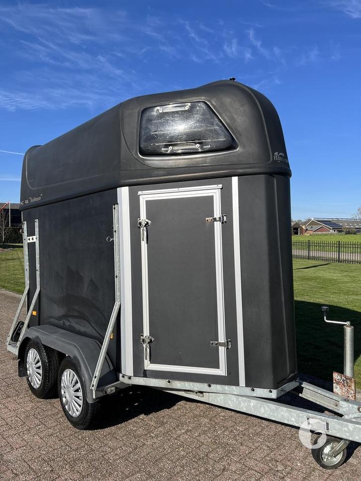 Leuke Hotra 1.5 paards paardentrailer! 2008!, Dieren en Toebehoren, Paarden en Pony's | Trailers en Aanhangwagens, Zo goed als nieuw