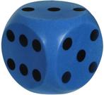 Grote Dobbelsteen 15 cm (Blauw) | Atabiano - Buitenspeelgoed, Verzenden, Nieuw