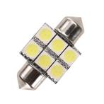 36mm 6 LED C5W SMD auto interieur dome lamp, Ophalen of Verzenden, Nieuw