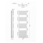 Sanicare design radiator midden aansluiting recht 160 x 60, Ophalen of Verzenden, Nieuw