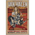 Wandbord - Van Halen U.S. Invasion Tour 1978