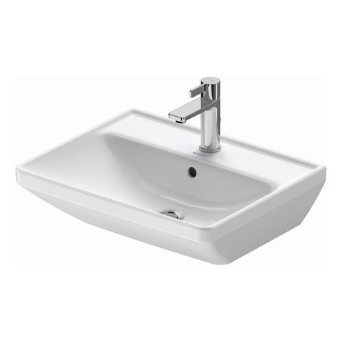 Wastafel Duravit D-Neo Met Overloop Kraanvlak 1 Kraangat 55, Doe-het-zelf en Verbouw, Sanitair, Overige typen, Nieuw, Ophalen of Verzenden