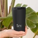 Izy Koffiemok Thermos To Go Zwart, Nieuw, Overige materialen, Overige typen, Effen