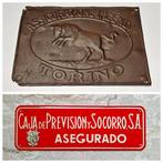 Nummerplaat (2) - G. De Andreis - Targhe Antiche, Antiek en Kunst