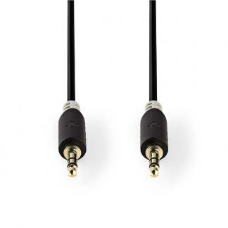 3.5 mm jack kabel | Nedis | 1 meter (Stereo, Verguld), Audio, Tv en Foto, Audiokabels en Televisiekabels, Nieuw, Verzenden