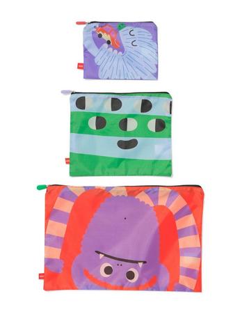 HEMA Ritstasjes S+M+L monsters - 3 stuks beschikbaar voor biedingen