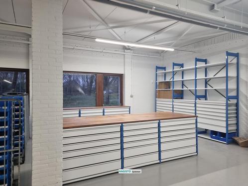 Voordelige stellingen met lades voor een strak magazijn!, Zakelijke goederen, Kantoor en Winkelinrichting | Magazijn, Stelling en Opslag