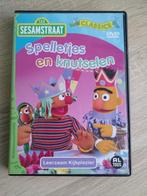 DVD - Sesamstraat - Spelletjes En Knutselen, Cd's en Dvd's, Dvd's | Kinderen en Jeugd, Alle leeftijden, Gebruikt, Verzenden, Educatief