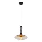Hanglamp ALADDIN 33.0 cm 1-lichts Zwart, Smoked, Huis en Inrichting, Ophalen of Verzenden, Nieuw, Metaal, Minder dan 50 cm