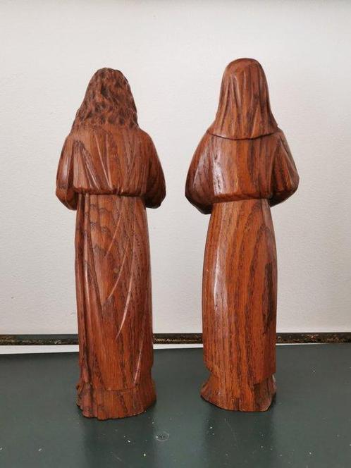 Beeld, Calvarie beelden - Maria en de apostel Johannes -, Antiek en Kunst, Kunst | Niet-Westerse kunst