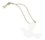 Houten kadohanger/gelukspoppetje Witte Duif, Diversen, Kerst, Verzenden, Nieuw
