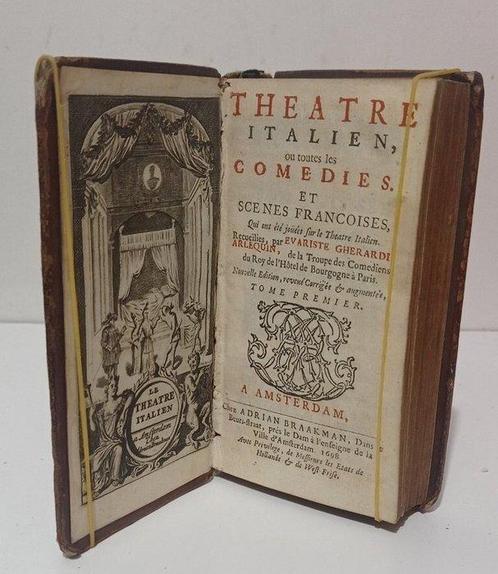 Evariste Gherardi Arlequin - Théâtre italien, ou toutes, Antiek en Kunst, Antiek | Boeken en Bijbels