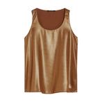 Pennyblack • bruine coated top • 36 (IT42), Kleding | Dames, Tops, Bruin, Verzenden, Nieuw, Pennyblack