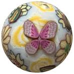 Fako Bijoux® - Click Button - Fimoklei - Vlinder Geel, Verzenden, Nieuw