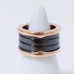 Bvlgari - Ring - B.zero 1 - 18 karaat Roségoud, Keramiek, Nieuw