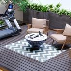 TRUUSK Waterdicht Buitentapijt 121x182cm - Kunststof - Licht, Verzenden, Nieuw