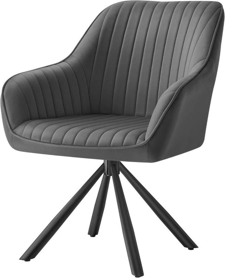 Bureaustoel - computerstoel - stof met metaal - 360 graden, Huis en Inrichting, Bureaus, Verzenden