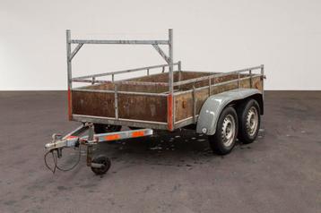 Bakwagen 750kg tandemasser 250x130cm Bakwagen beschikbaar voor biedingen