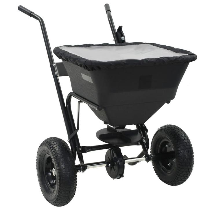 vidaXL Strooiwagen duwmodel 45 L 106x73x76 cm PVC en staal, Tuin en Terras, Hand-tuingereedschap, Nieuw, Verzenden
