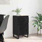 vidaXL Dressoir met lade Zwart eiken 35 x 40 x 70 cm Bewerkt, Verzenden, Nieuw, Overige houtsoorten, Minder dan 50 cm