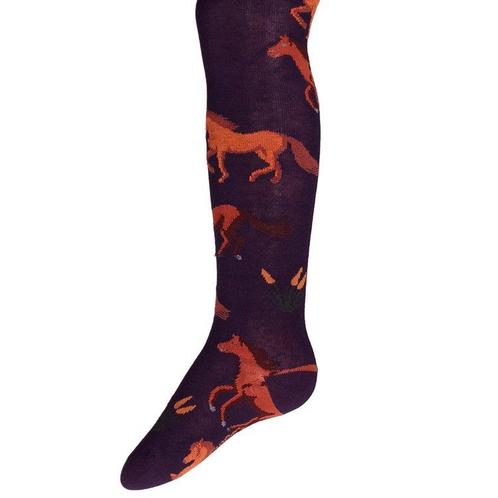 Kindermaillot Donkerblauw met Paarden - 92/98 NIEUW, Kinderen en Baby's, Kinderkleding | Schoenen en Sokken, Meisje, Nieuw, Ophalen of Verzenden