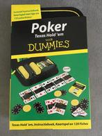 Poker voor Dummies cadeauset (pokerset + boek) 50% korting, Nieuw, Ophalen of Verzenden
