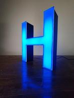Lamp - Metaal, Plastic - Letter H van een oud hotelbord., Antiek en Kunst