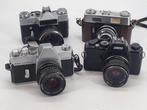 Zenit, Revue, Porst, Voigtländer Lot van vier Single lens, Nieuw