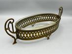 Bonbon mand - Glas, Koper, Messing