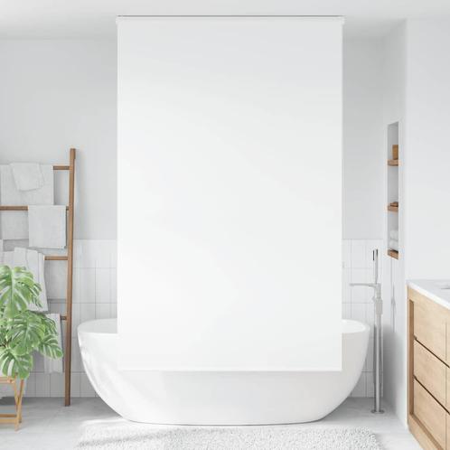 vidaXL Doucherolgordijn met cassette 140x240 cm stofbreedte, Huis en Inrichting, Stoffering | Gordijnen en Lamellen, Wit, Nieuw