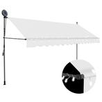 Luifel met LED 400cm Creme - OP=OP - Profiteer Nu!, Tuin en Terras, Nieuw, Ophalen of Verzenden, 150 tot 300 cm, 250 cm tot 450 cm