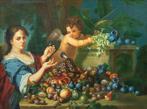 European school (XIX), Follower of Abraham Brueghel - Still