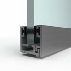 Klikprofiel 25X26X25 incl. kliklat & beglazingsrubbers-2000, Doe-het-zelf en Verbouw, Metalen, Ophalen of Verzenden, Nieuw
