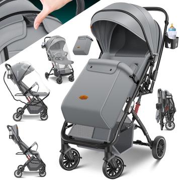 Buggy / kinderwagen - 3 in 1 - inklapbare wandelwagen - met beschikbaar voor biedingen