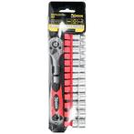 Benson 12-delige dopsleutelset - 1/2 opname - Chroom-van..., Doe-het-zelf en Verbouw, Gereedschap | Handgereedschap, Ophalen of Verzenden