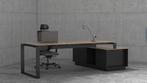 Directiebureau hoek Cube met aanbouwkast (manager), Verzenden, Nieuw in verpakking