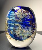 Maxence Parot - Vaas - Unieke kleuren en goud - Glas