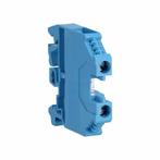 Hager montageklem 4mm2 blauw, Doe-het-zelf en Verbouw, Elektra en Kabels, Ophalen of Verzenden, Nieuw