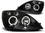 Koplampen Ford Fiesta MK6 02-05 Angel Eyes zwart, Auto-onderdelen, Ophalen of Verzenden, Nieuw