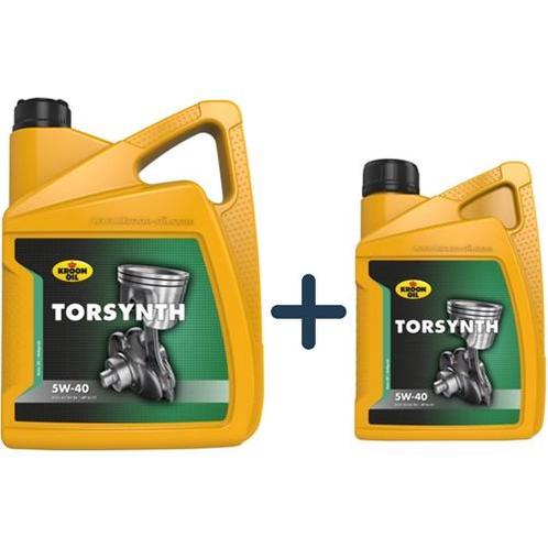 Kroon Oil Aanbieding: Torsynth 5W40 6L = 5L + 1L, Auto diversen, Onderhoudsmiddelen, Verzenden