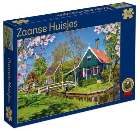 Zaanse Huisjes 1000 stukjes (Gebouwen, Puzzels), Hobby en Vrije tijd, Denksport en Puzzels, Overige typen, Nieuw, Ophalen of Verzenden