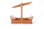 Veilige en kindvriendelijke houten zandbak 120x120 cm met..., Ophalen of Verzenden, Nieuw