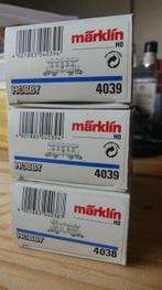 Märklin H0 - 4039, 4038 - Modeltrein personenwagen (3) - 3, Hobby en Vrije tijd, Modeltreinen | H0, Nieuw