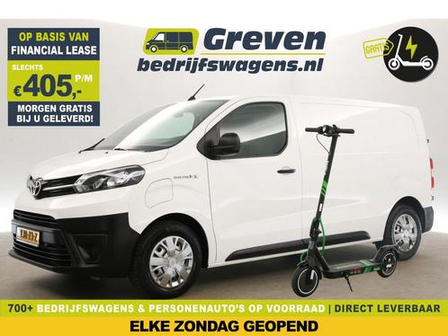 Toyota ProAce 75 kWh Extra Range Navigator L2H1 EStep €405pm, Auto's, Bestelauto's, Automaat, Elektrisch, Wit, Toyota, Verzenden