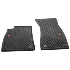 Audi A5 (B10) rubberen mattenset met s-logo (voorzijde), Auto diversen, Automatten, Nieuw