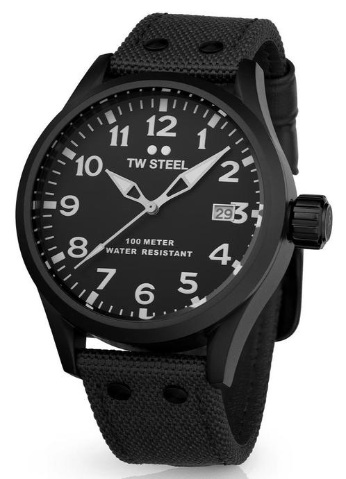 TW Steel VS103 Volante  horloge 45 mm, Sieraden, Tassen en Uiterlijk, Horloges | Heren, Polshorloge, Nieuw, Overige merken, Staal