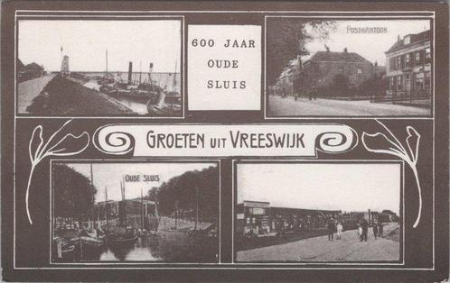 VREESWIJK - Meerluik 600 Jaar Oude Sluis. Groeten uit Vre..., Verzamelen, Ansichtkaarten | Nederland, Verzenden