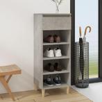 vidaXL Schoenenkast 40x36x105 cm bewerkt hout betongrijs, Huis en Inrichting, Verzenden, Nieuw