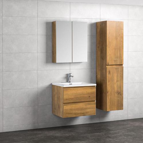 Badmeubel Gusto Oak 60CM (Badkamermeubels), Huis en Inrichting, Badkamer | Badkamermeubels, Nieuw, Ophalen of Verzenden