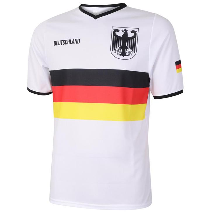 Duitsland Voetbalshirt Thuis - Vlag - Kind en Volwassenen, Sport en Fitness, Voetbal, Nieuw, Verzenden